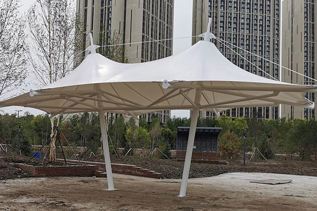 哈爾濱張拉膜廠家：專業(yè)制作遮陽(yáng)設(shè)施張拉膜建筑
